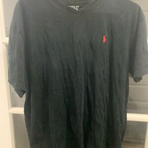 Ralph Lauren Black Short Sleeve Tee Classic Style A12